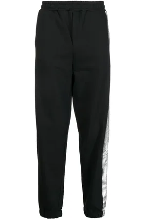 Helmut Lang Pantalon de jogging à bandes métallisées