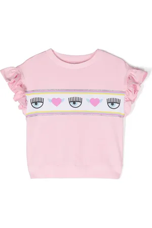 Chiara Ferragni T-shirt volanté à motif Eyelike