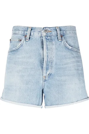 AGOLDE Short en jean à taille haute