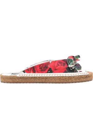 Dolce & Gabbana Espadrilles à fleurs
