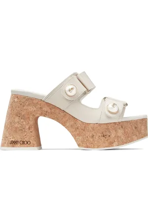 Jimmy Choo Sandales Fayence 95 mm à plateforme