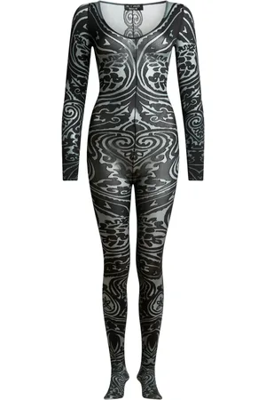 Etro X Wolford body à motif cachemire