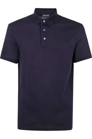 Emporio Armani Polo en coton à boutonnière