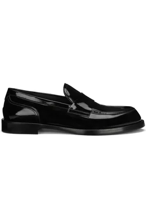 Dolce & Gabbana Mocassins en cuir à fini verni