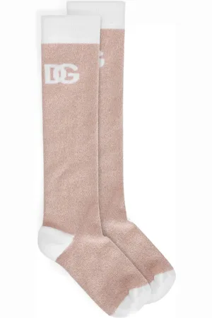 Dolce & Gabbana Chaussettes en maille intarsia DG