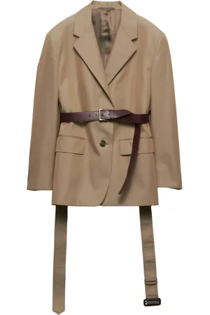 Prada Blazer en serge à simple boutonnage