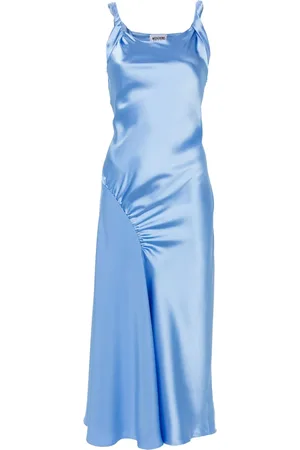 Moschino Robe longue à découpes