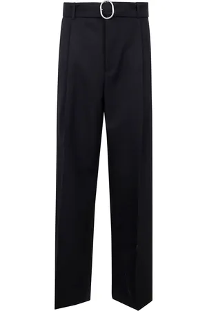 Jil Sander Pantalon court à taille ceinturée