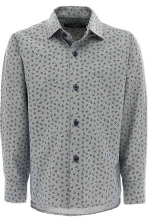 M. Moustache Robe-chemise à imprimé pissenlit