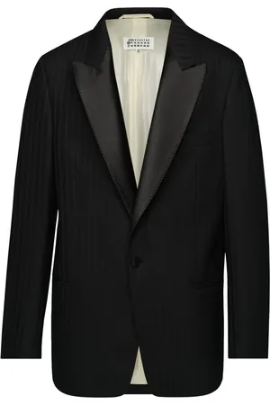 Maison Margiela Blazer en laine à simple boutonnage