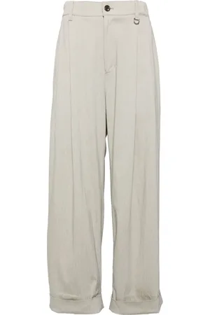 SONGZIO Pantalon plissé à coupe ample