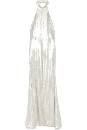 Atu Body Couture Robe longue brodée de sequins