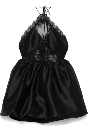 Self-Portrait Robe courte à détails de dentelle