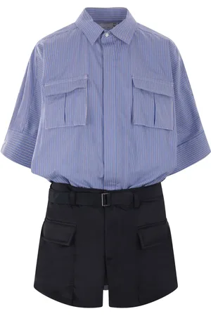 SACAI Robe courte à rayures