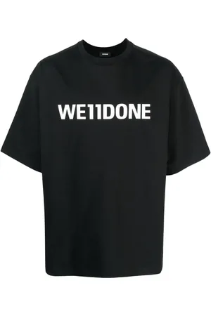 We11 Done T-shirt en coton à logo imprimé