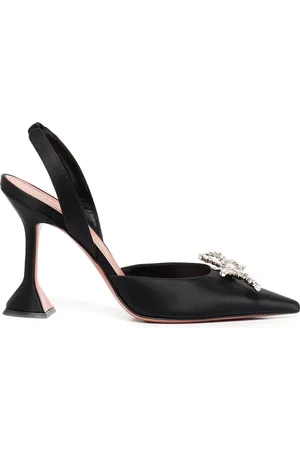 Amina Muaddi Escarpins Rosie 95 mm à ornements en cristal