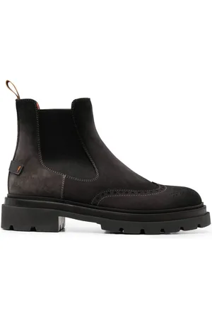 santoni Bottines à empiècements élastiqués