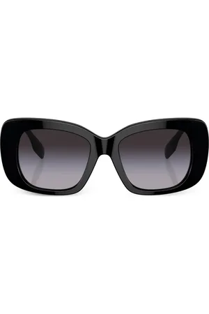 Burberry Lunettes de soleil carrées à logo imprimé