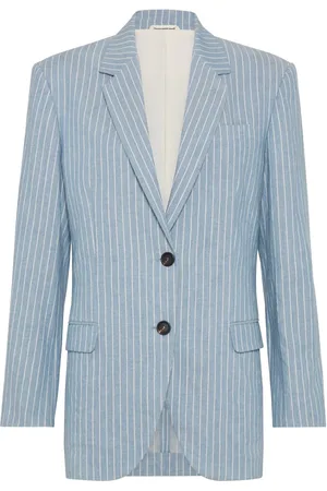 Brunello Cucinelli Blazer à ornements métalliques
