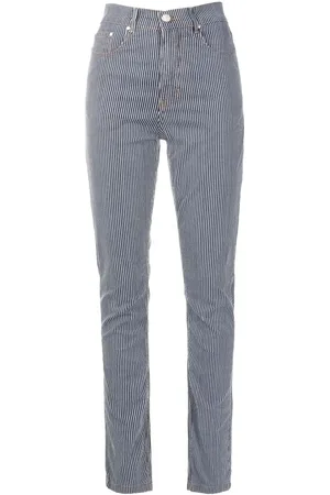 AMAPÔ Jean skinny à rayures