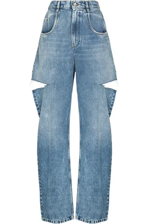 Maison Margiela Jean droit à effet usé