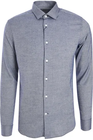 corneliani Chemise à boutonnière sur le devant