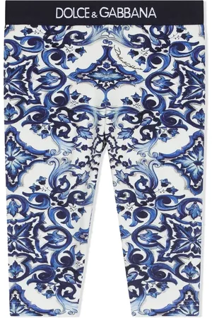 Dolce & Gabbana Legging à imprimé Majolica