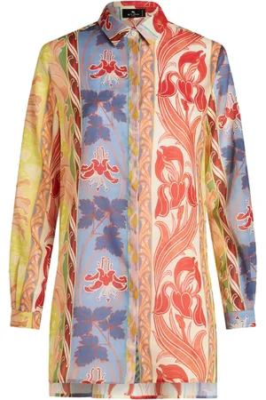Etro Chemise en coton à logo imprimé