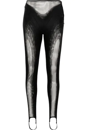 MUGLER Legging à détails de sous-pieds