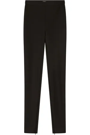Pinko Pantalon droit à effet froissé
