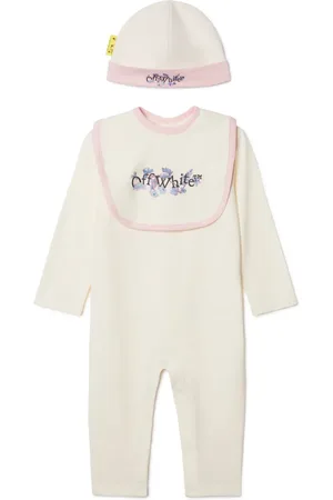 OFF-WHITE Trousseau de naissance Bookish Flowers en coton