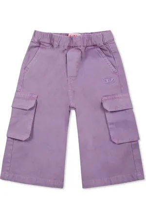 Diesel Pantalon en coton à poches cargo
