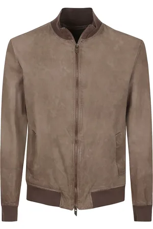 SALVATORE SANTORO Veste bomber en daim