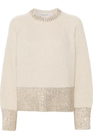 Golden Goose Pull à détails de cristaux