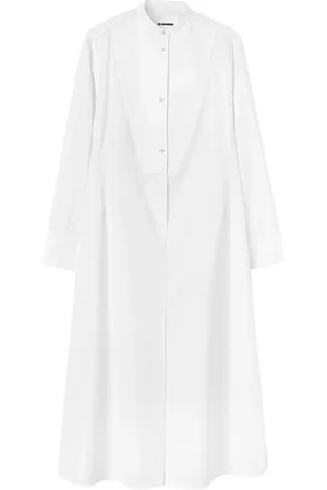 Jil Sander Robe-chemise en coton