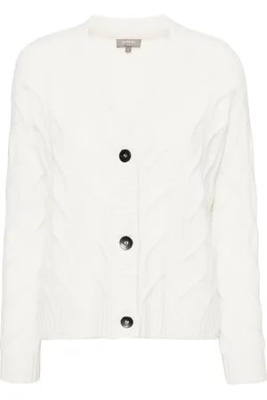 N.PEAL Cardigan en cachemire à col v