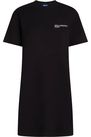 Karl Lagerfeld Robe à logo imprimé