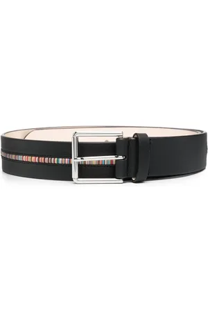 Paul Smith Ceinture en cuir à rayures Artist