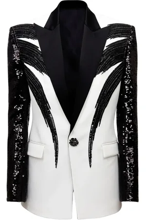 Balmain Blazer à poches plaquées