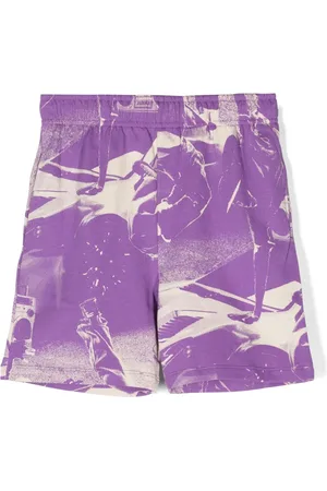 Molo Short en coton à imprimé graphique