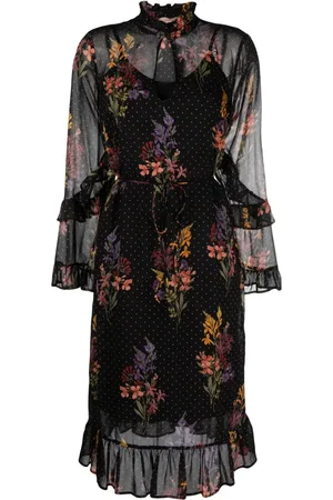 Twin-Set Robe superposée à fleurs