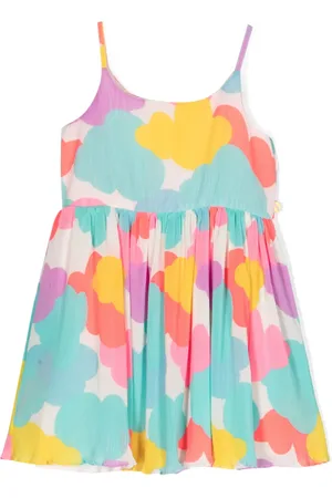 Billieblush Robe plissé à imprimé graphique