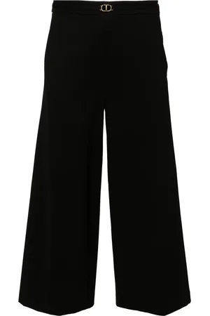 Twin-Set Pantalon court à plaque logo