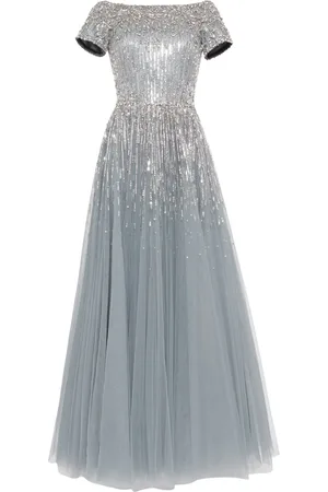 Jenny Packham Robe longue Lyra à ornements en cristal