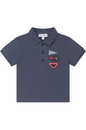 Emporio Armani Polo à logo appliqué