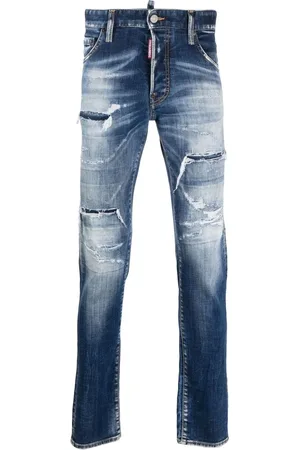 Dsquared2 Jean à effet usé