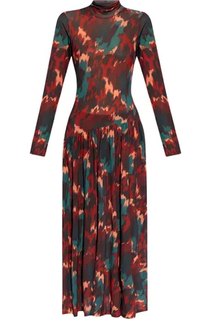 ULLA JOHNSON Robe Fernanda à imprimé graphique