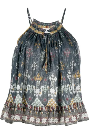 Marant Etoile Haut Fabino à imprimé graphique