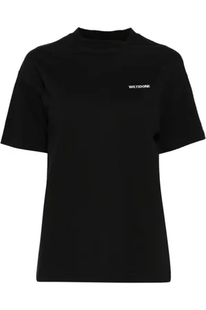 We11 Done T-shirt à logo brodé