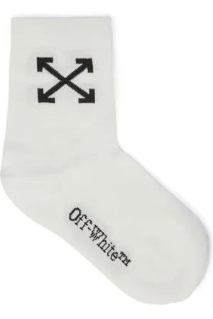 OFF-WHITE Chaussettes montantes à logo Arrow
